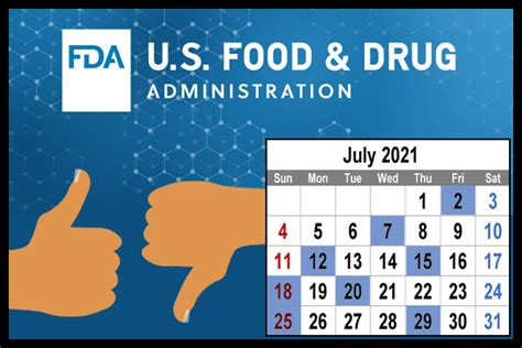 Fda Calendar 2021